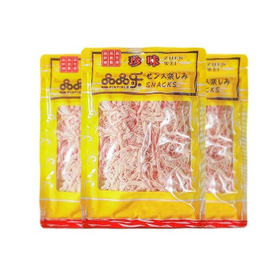 跨境热销原味100g鱿鱼丝开袋即食鱿鱼丝鱿鱼条解馋美食海鲜特产图5