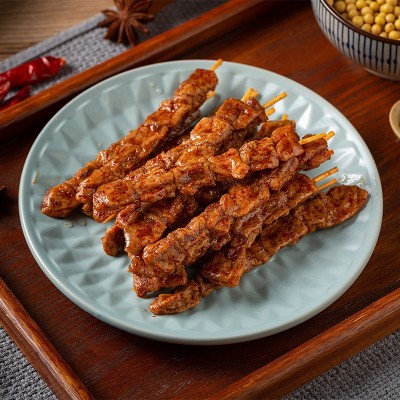 千娇百味代加工素羊肉串零食休闲豆干网红豆腐豆干散装小吃批发图3