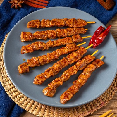 千娇百味代加工素羊肉串零食休闲豆干网红豆腐豆干散装小吃批发图5