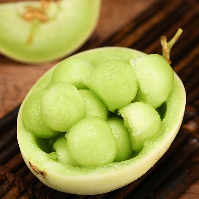 现摘现发山东玉菇甜瓜冰激凌蜜瓜绿肉小香瓜新鲜水果5斤一件代发图2