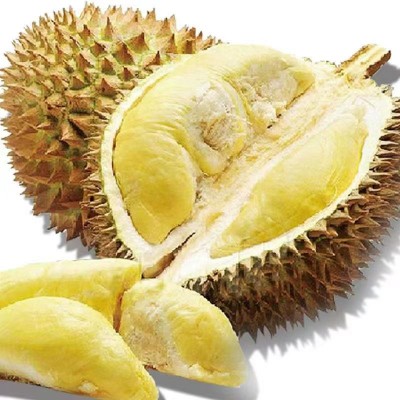 应季金枕头榴莲非猫山王A果3房4房新鲜整个带壳当季水果肉5-6斤图2