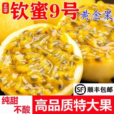 正宗广西钦蜜9号百香果新鲜当季现摘水果黄金百香果一件代发图2