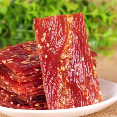 靖江特产猪肉脯干手撕肉脯5斤/箱肉类休闲零食熟食整箱年货批发图5