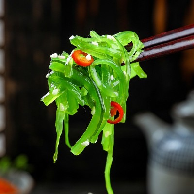 日式裙带菜 芽菜丝海草沙律中华海藻即食凉菜箱装精品海藻1kg/袋图3