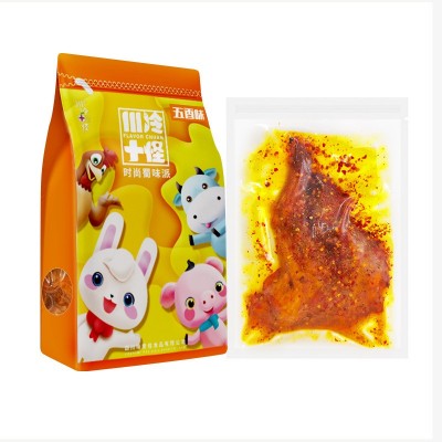 厂家批发四川特产麻辣兔腿140g2支装四川网红麻辣肉类零食即食图5