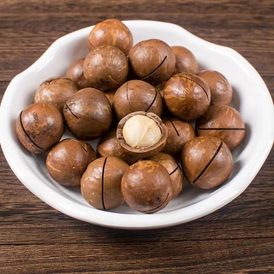 代发夏威夷果奶油味250g 年货零食礼品坚果批发手剥带壳夏威夷果图4