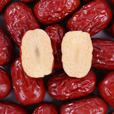 新疆清洗灰枣大量批发代发500g 若羌特产枣小核煮粥包粽子大红枣图5