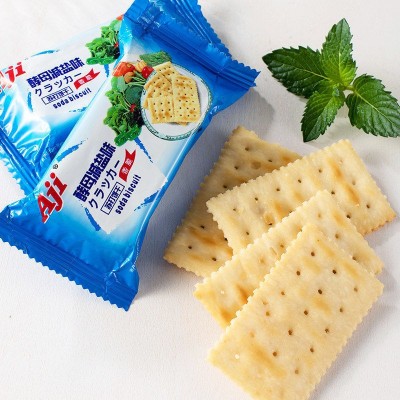 aji苏打饼干酵母减盐味孕妇咸梳打散装低糖早餐小零食整箱批发2kg图4