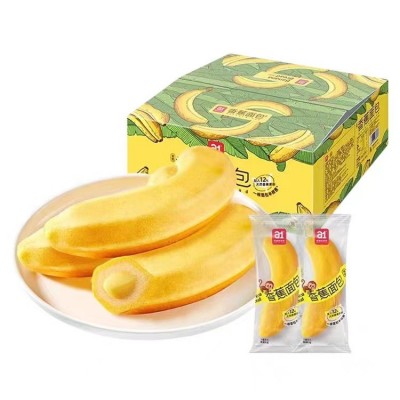 a1香蕉面包早餐整箱夹心蛋糕营养解馋小零食休闲食品小吃夜宵充饥图4