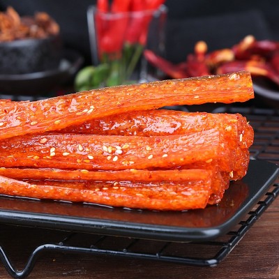 辣条1袋20包 平江辣条食为先零食麻辣儿时小吃零食礼包 厂价批发图5