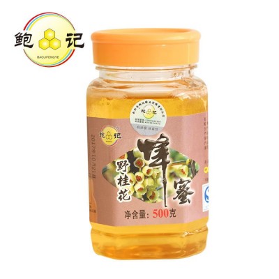 鲍记野桂花蜂蜜500g/诚招代理/厂家批发量大从优图5