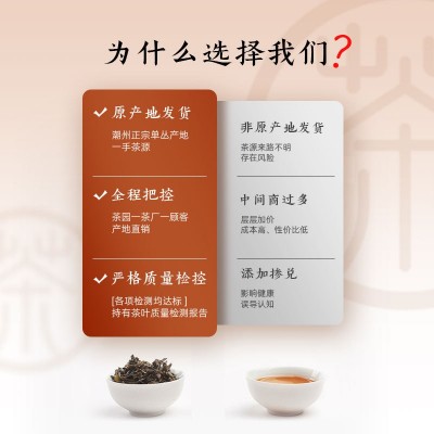 正宗凤凰单枞特级炭焙浓香型茶叶2023新春茶高山鸭屎香茶500g批发图5