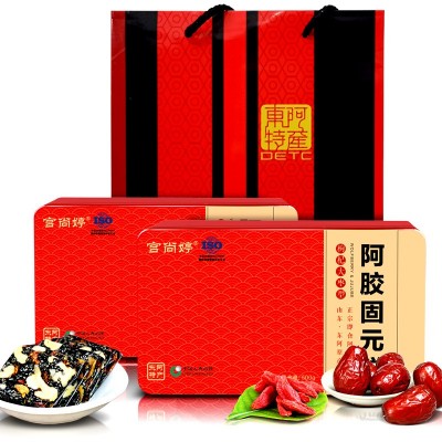阿胶糕厂家中秋阿胶固元糕500克即食东阿原产ejiao膏糕阿娇糕送礼图4