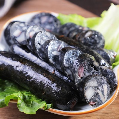 【鲜百福】墨鱼肠500g10根台湾风味烤肠餐厅烤肉店烧烤店常用烤肠图5