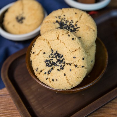 黑芝麻宫廷桃酥整箱老式饼干正宗传统糕点点心休闲零食一件代发图4