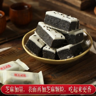 张三黑芝麻核桃糕传统手工糕点心四川眉山仁寿特产礼盒装一件代发图4