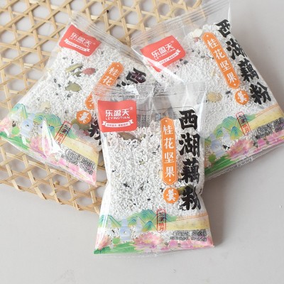 乐盈天西湖藕粉羹整袋5斤独立小包装网红休闲零食冲饮速食批发图2