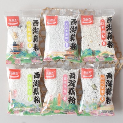 乐盈天西湖藕粉羹整袋5斤独立小包装网红休闲零食冲饮速食批发图3
