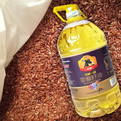 亚麻籽油源头厂家批发一级压榨食用胡麻油宝宝辅食冷榨食用油图5