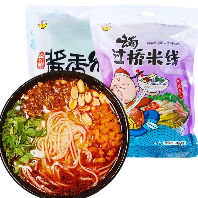 徐州酱香米线网红过桥米线开心干拌米粉小吃美食老味速食徐州特产