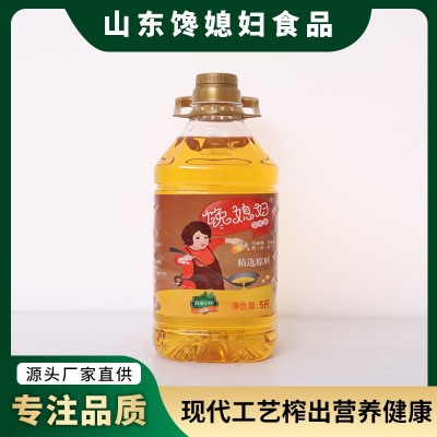 山东一级物理压榨5L浓香纯正花生油家用商用健康醇香纯花生油