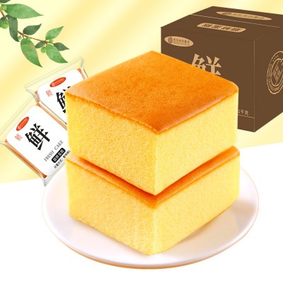 锁鲜蛋糕原味纯蛋糕休闲零食早餐面包食品糕点地摊批发一件代发图2