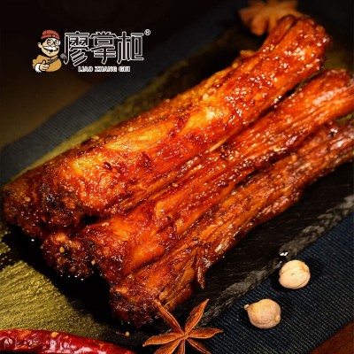 廖掌柜麻辣烤卤脖非风干鸭脖子鸡脖休闲肉类零食小吃即食食 品批发图5