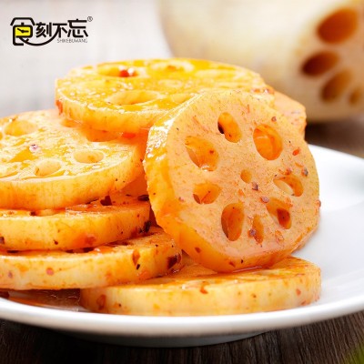 食刻不忘香辣麻辣藕片30克*20包休闲食品麻辣零食厂家熟食批发图3