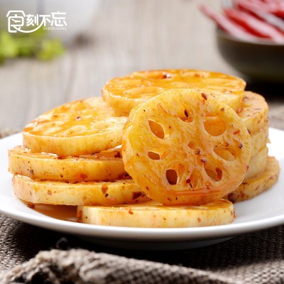 食刻不忘香辣麻辣藕片30克*20包休闲食品麻辣零食厂家熟食批发图5