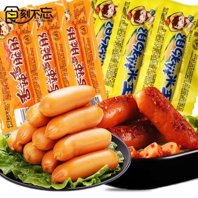 食刻不忘玉米热狗肠香辣香脆肠28克热狗肠商超同款肠类食品批发图3