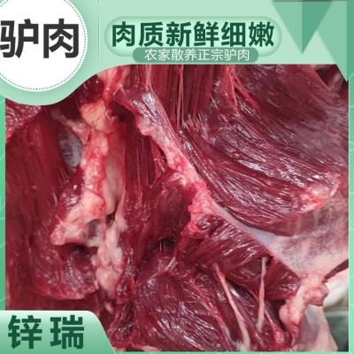 山 东驴肉批发市场 餐饮行业饭店使用驴里脊肉 正宗生鲜供应