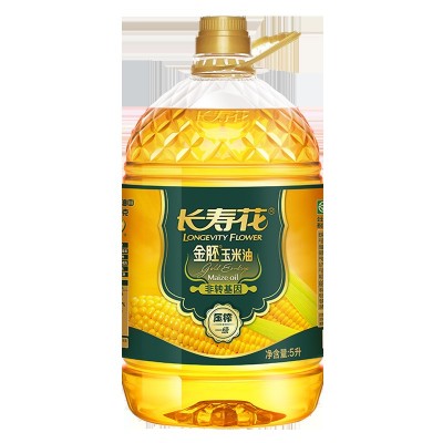 【长寿花】金胚玉米油5L非转基因压榨一级玉米胚芽植物油家用图5