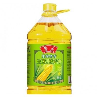 【官方直营】鲁花玉米胚芽油4L物理压榨特香非转基因一级食用油图5