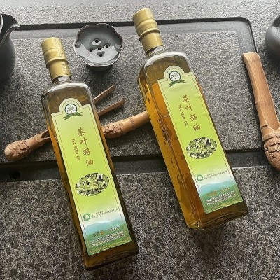 纯茶叶籽油物理压榨食用植物油礼盒装500ml*2瓶茶叶油批发图4