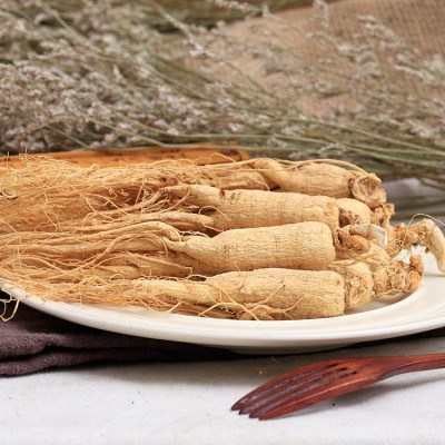 长白山人参批发 吉林厂家生晒参盒装500g25支左右原皮全须白参干图5