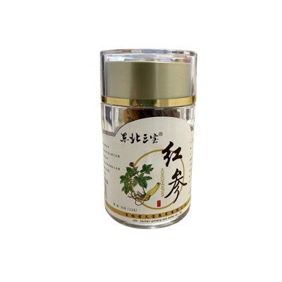 厂家批发长白山红参片瓶装整支人参切片泡酒茶煲汤滋补无糖红参片图5
