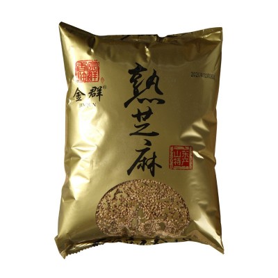金群厂家现货供应原料熟芝麻 低温烘焙白熟芝麻免洗即食香芝麻图5
