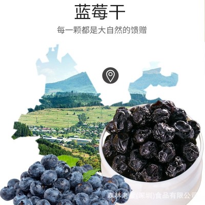 深圳森林老爹蓝莓干罐装果干蜜饯无添加孕妇儿童休闲零食小吃批发图4