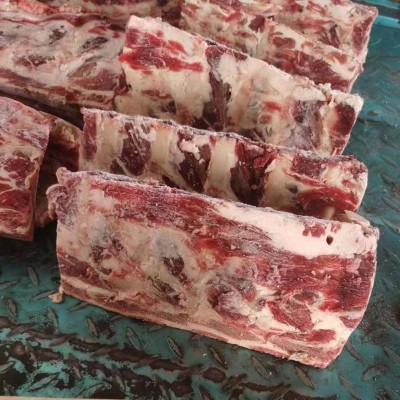 新鲜进口阿根廷189厂肋眼骨牛排骨牛脊骨牛脖批发图4