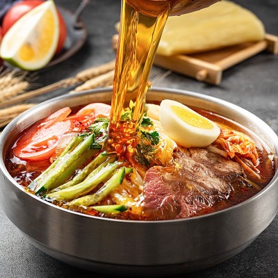 东昂食品冷面 批发小麦冷面量大从优325g/袋韩式调味酱冷面图3