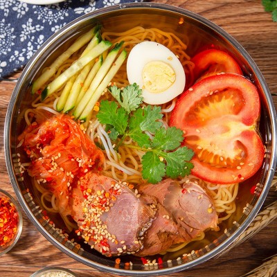 东昂食品冷面 批发小麦冷面量大从优325g/袋韩式调味酱冷面图5
