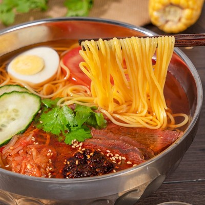 东昂食品玉米温面252g/袋东北特产玉米面条批发玉米面条拌面图4