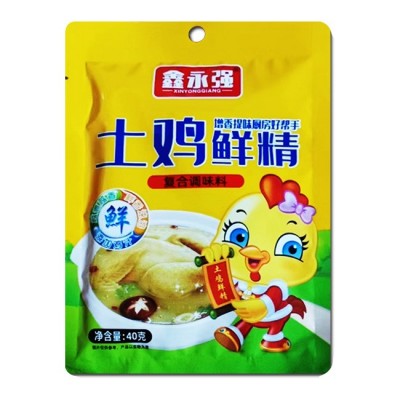 鑫永强鸡精地摊货源批发40克鸡精地摊热销产品一元调料图4