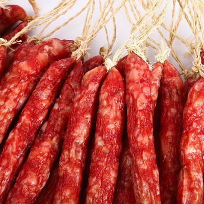 广式实惠精一黄圃腊肠烤肉香肠腊味散装10斤装煲仔饭餐饮厂家批发图2