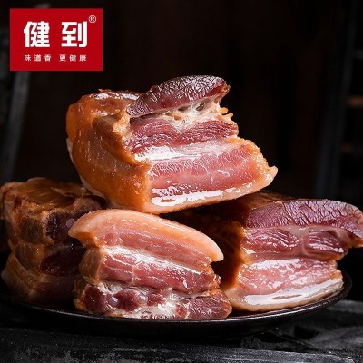 土猪柴火烟熏腊肉腊肠批发农家后腿五花腊肉500g贵州特产厂家直供图4