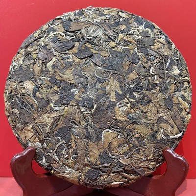 茶叶白茶贡眉饼传统贡眉2018年1650#350g一饼一件48饼图3