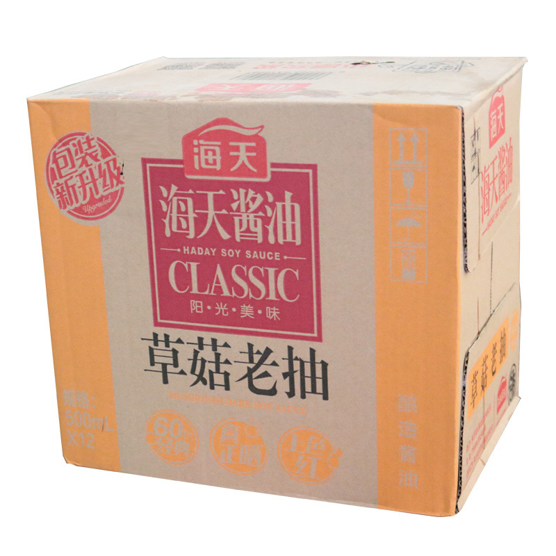 海天草菇老抽500ml@瓶
