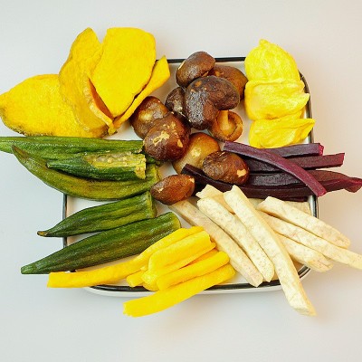 综合果蔬脆什锦孕妇儿童香菇秋葵芋头健康网红零食脱水蔬果干批发图4