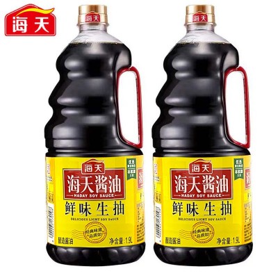 海天鲜味生抽1.9L*6桶美味鲜酱油大桶装家用商用调味品凉拌烹饪提图2