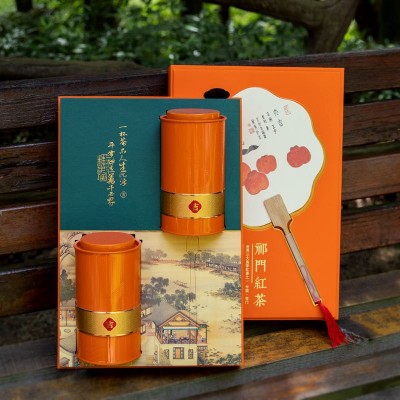 嫣语茶话祁门红茶茶叶礼盒装礼品伴手礼茗茶茶礼真的产地茶团购